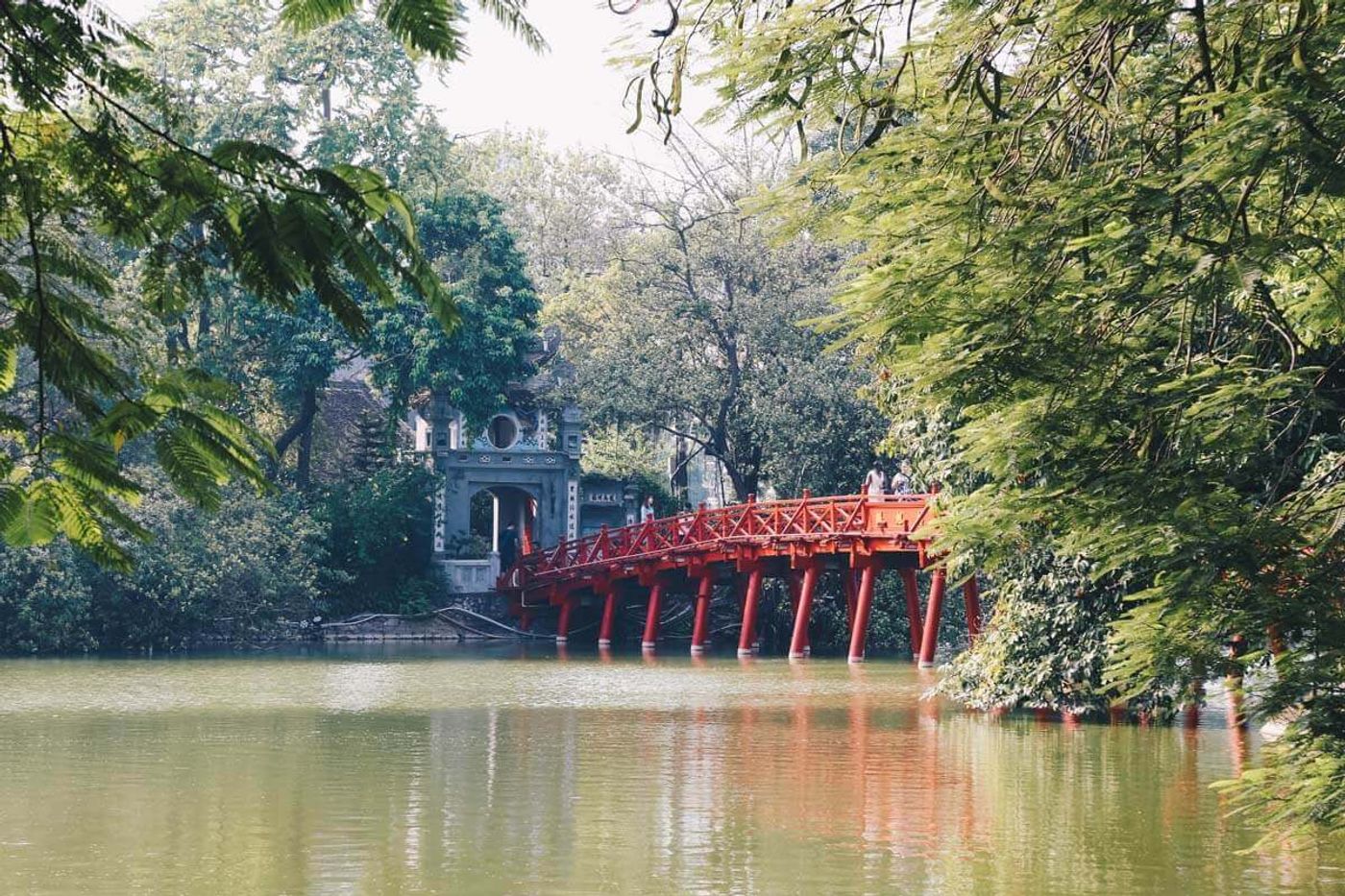 Hang out at Hoan Kiem Lake