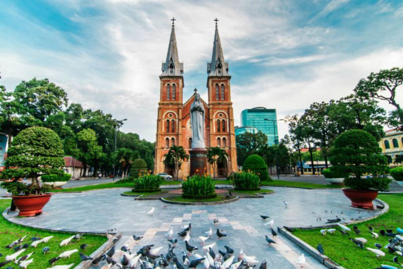 Drop by the Saigon Notre-Dame Cathedral