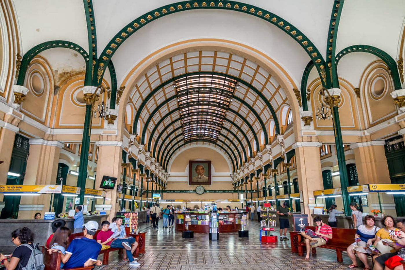 Send a postcard from Saigon Central Post Office