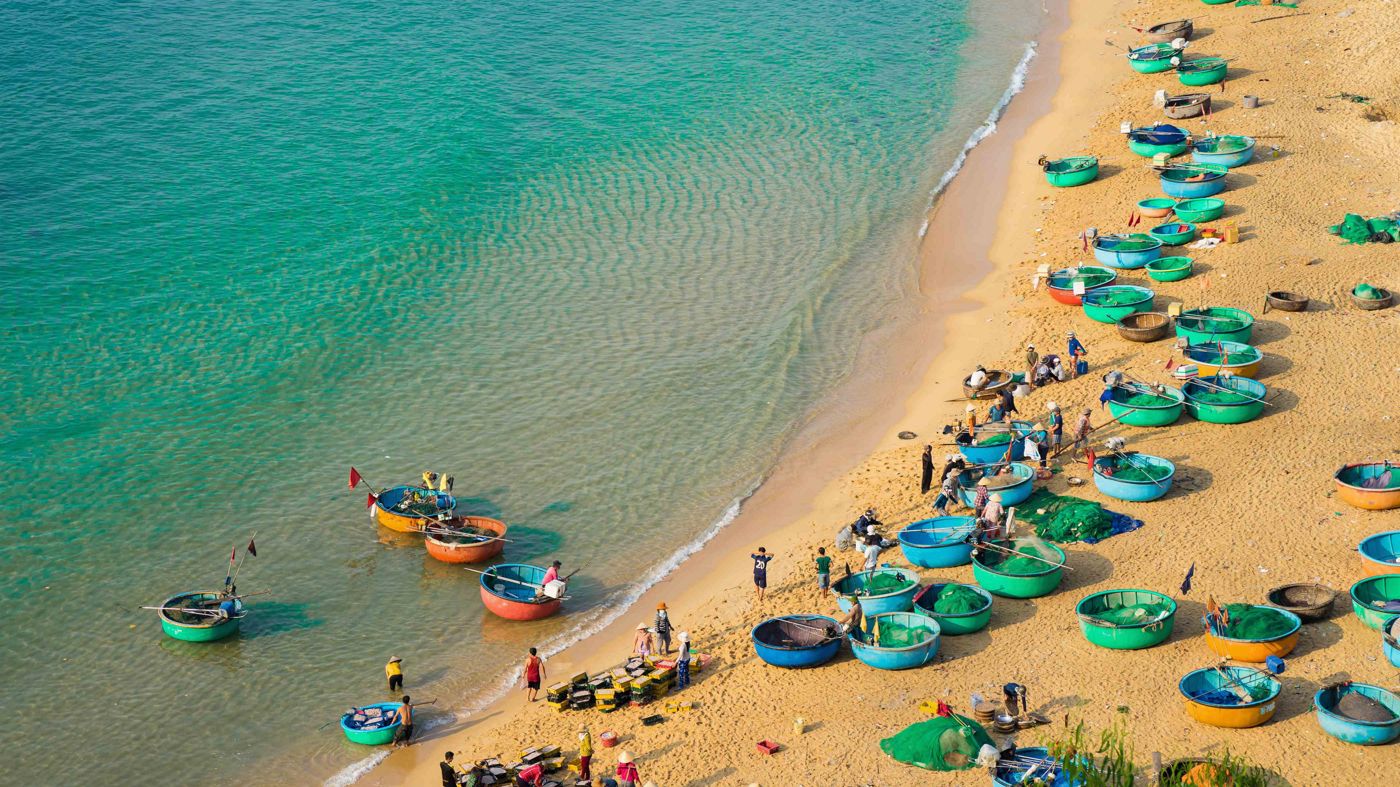 Visit the most beautiful beaches in Quy Nhon, Vietnam
