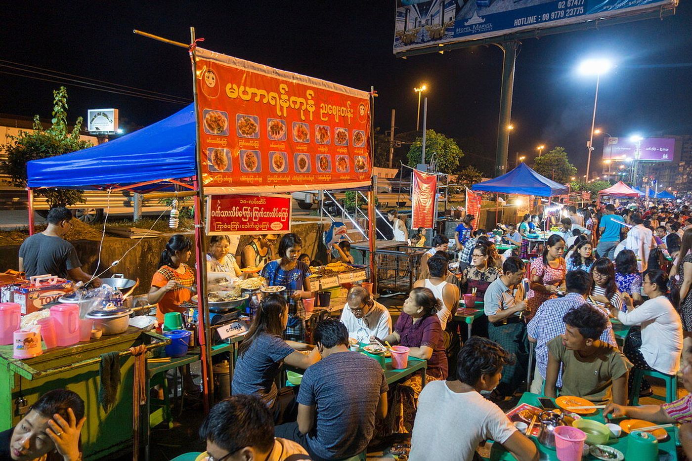Night Market on Strand Road