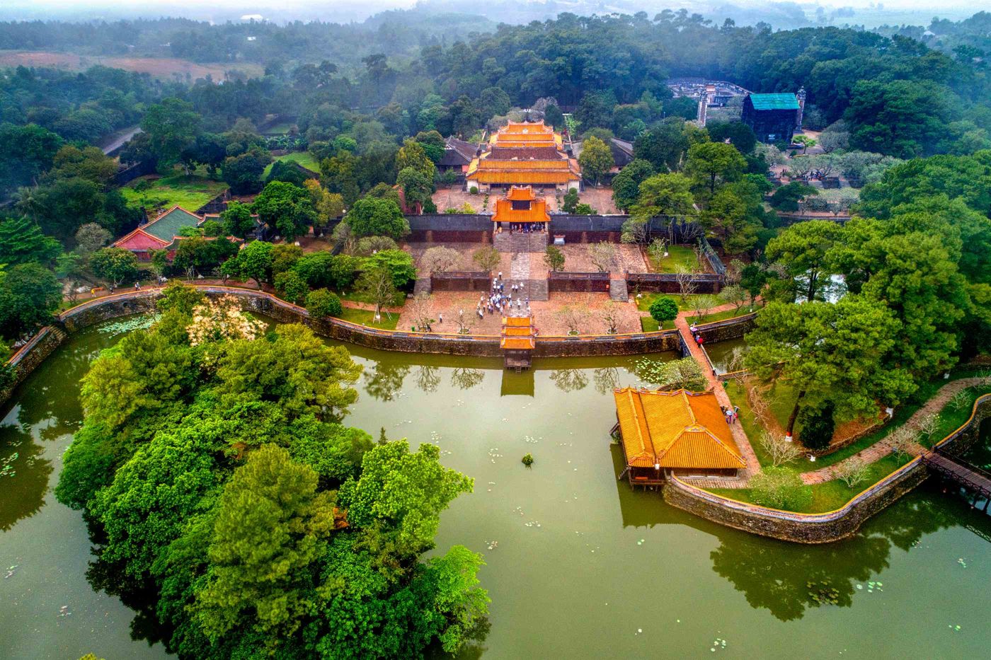 Admire the ancient city Hue from above