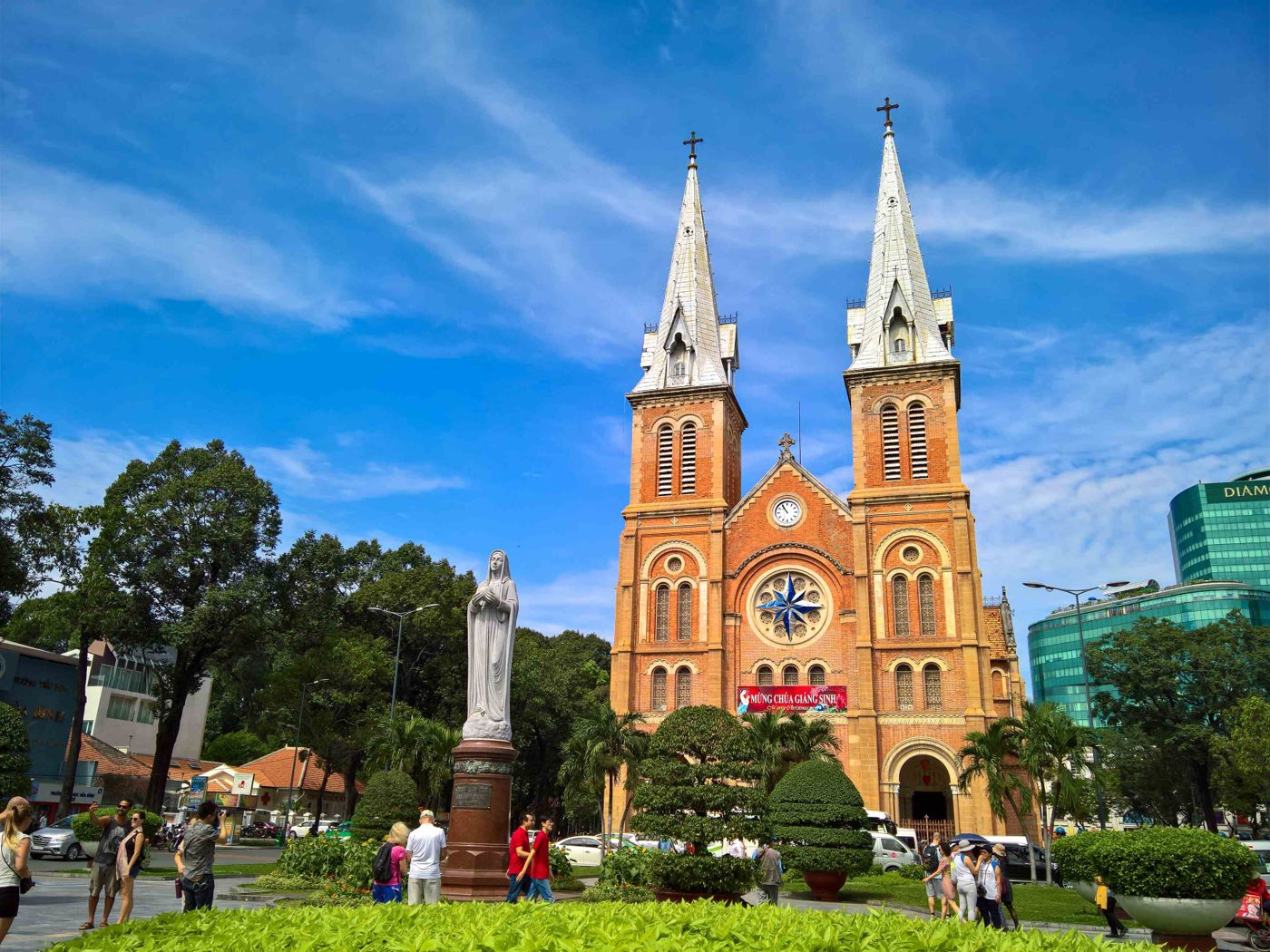 Drop by the Saigon Notre-Dame Cathedral