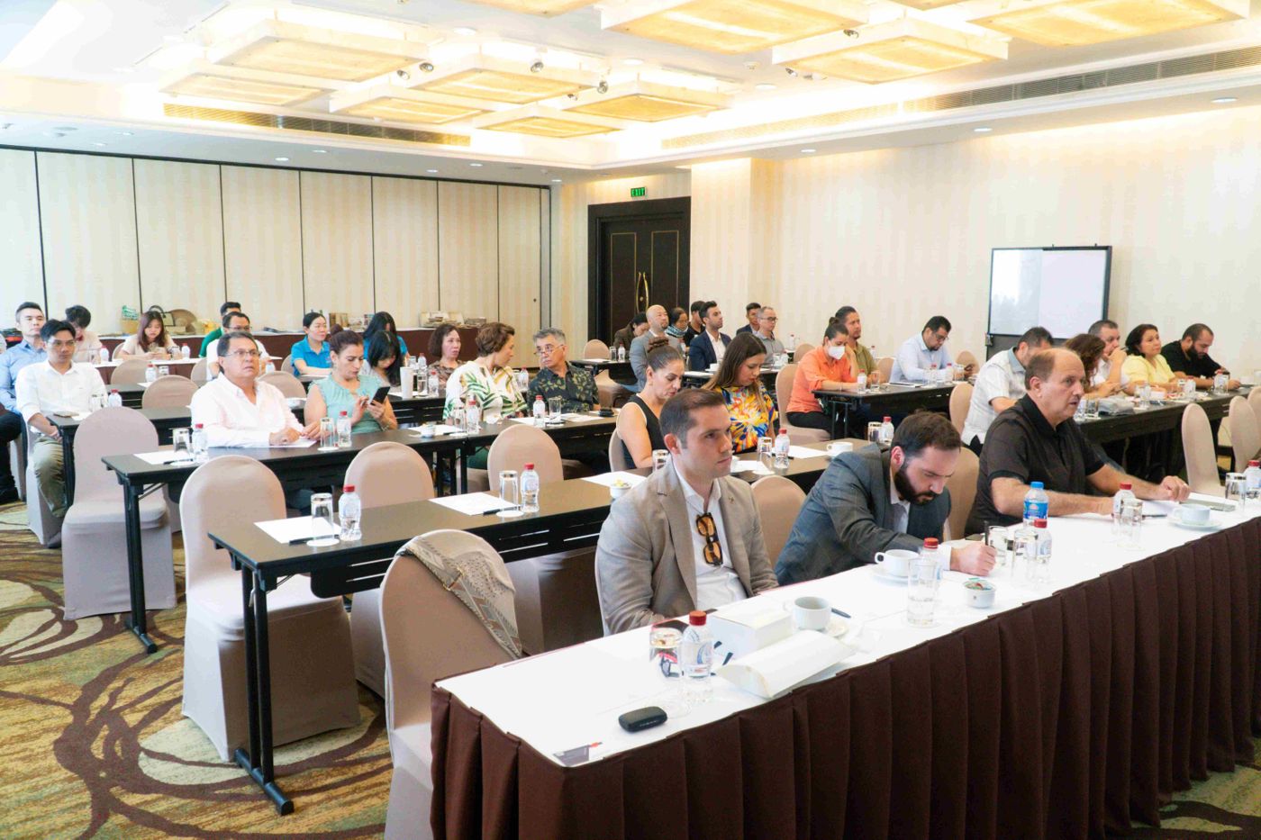 Overview of the Business Matching event in Saigon Prince Hotel.