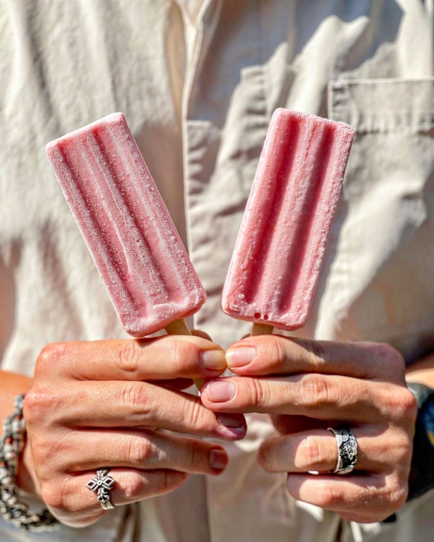 The latest addition to Trang Tien ice cream's menu is the pink guava flavor, known for its vibrant pink hue. Photo courtesy of Trang Tien Ice Cream