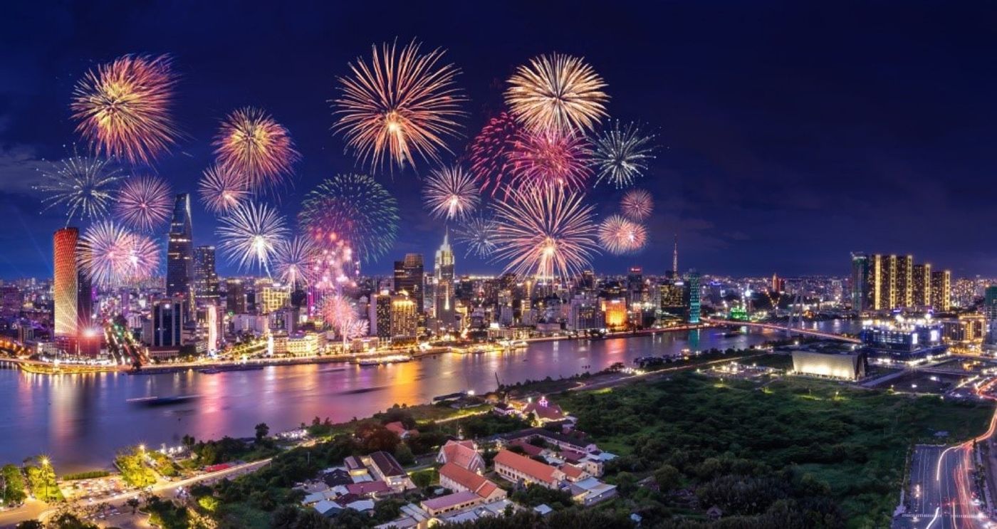 New year 2024 in Southeast Asia