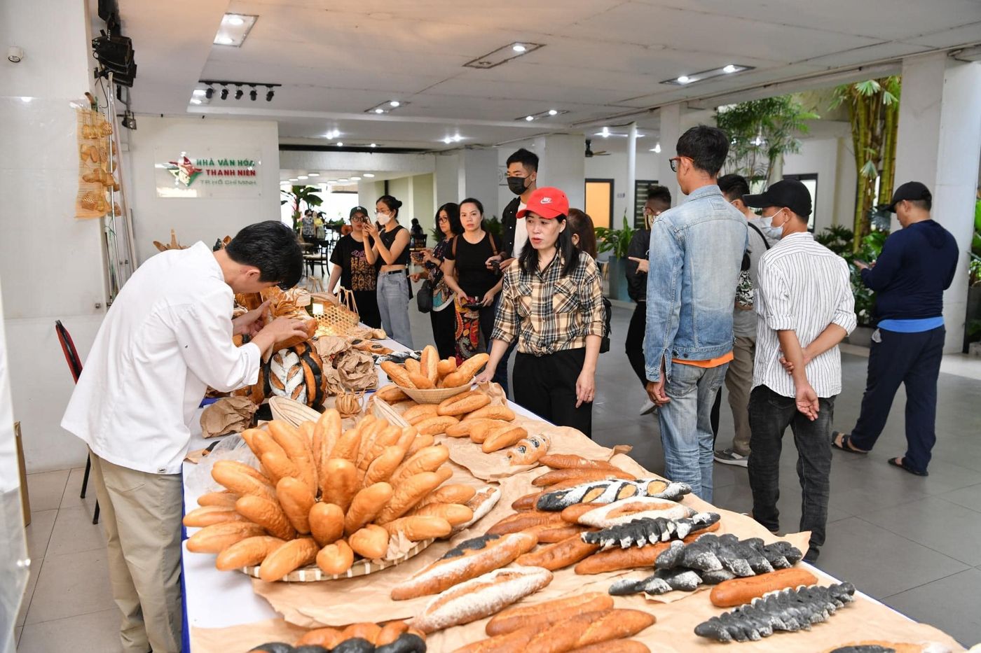 A wide variety of banh mi