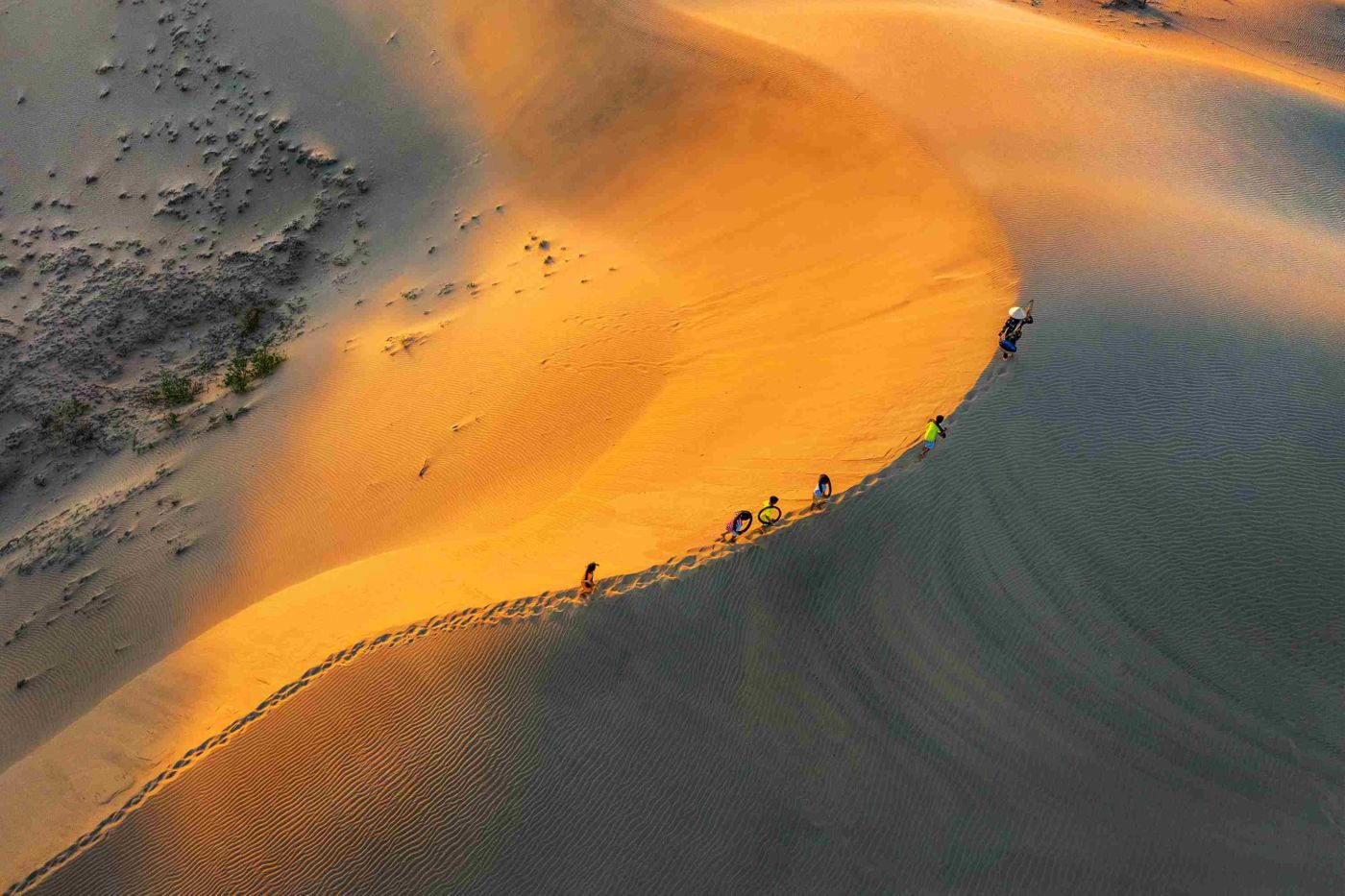 Sand dunes in Mui Ne, Phan Thiet.