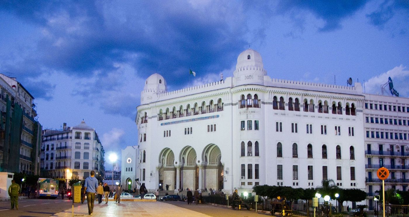 Algiers Central Post Office in Algeria