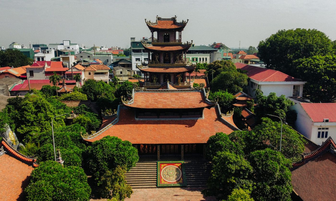 The front of Tieu Dao Pagoda. Credit: @VNExpress