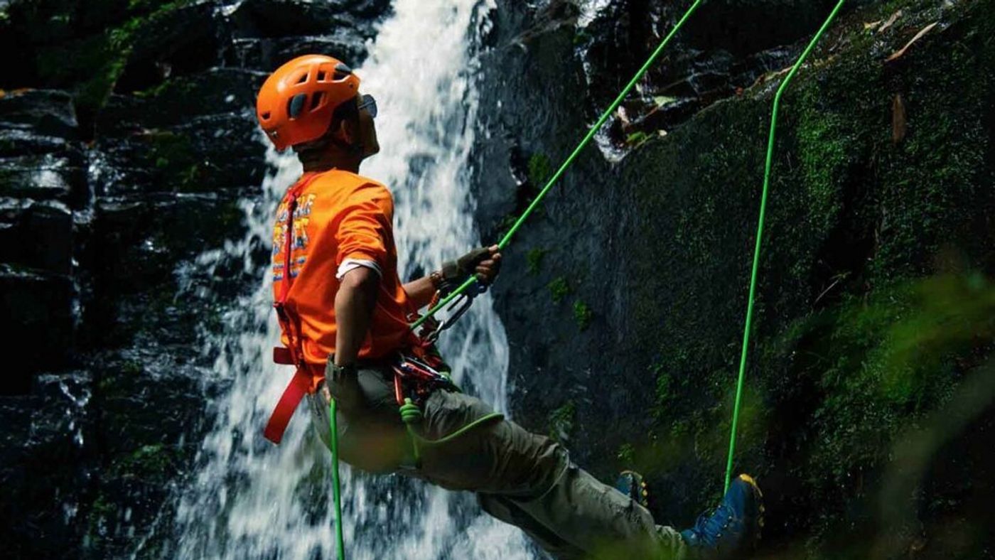 Conquer Vietnam's highest waterfall in a thrilling canyoning adventure
