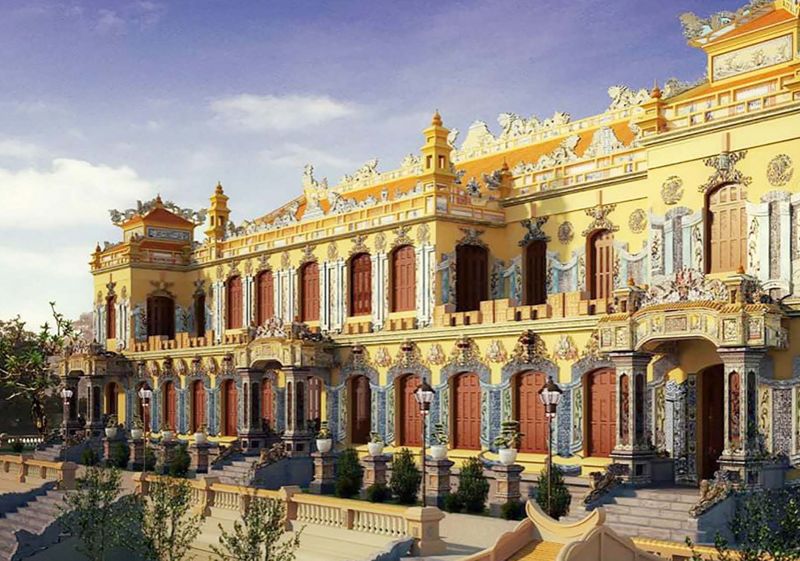 Popular place Kien Trung Palace unveils its splendors for Tet after five years of restoration