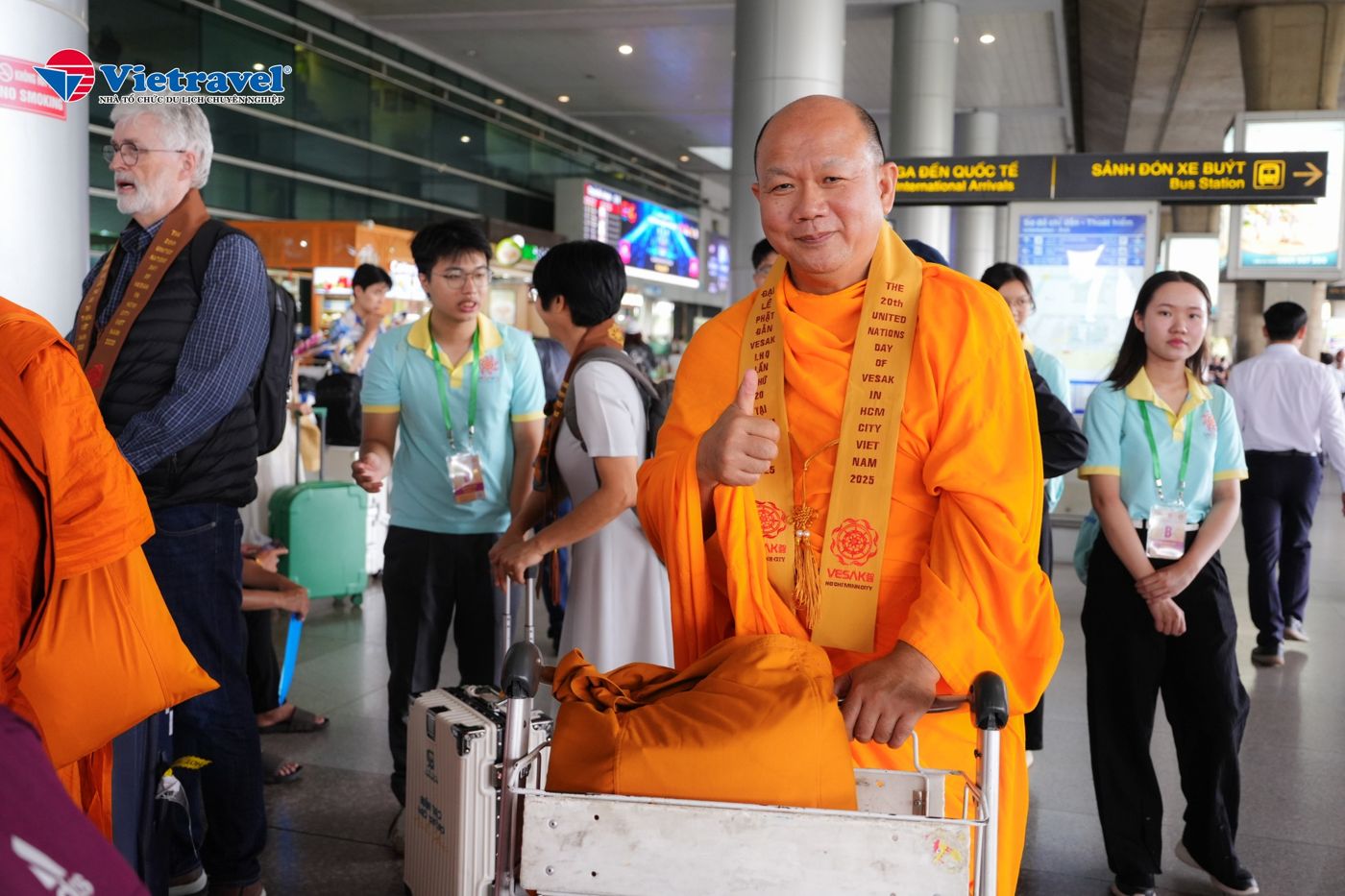 Vietravel Officially Welcomes Over 2,600 Delegates To Vesak 2025